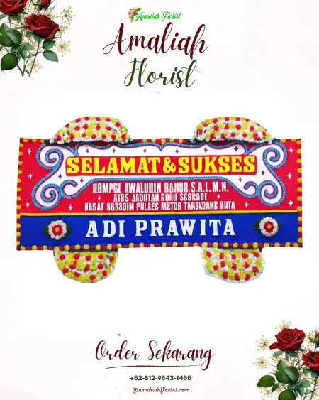 Papan Bunga Ucapan Selamat Lumo